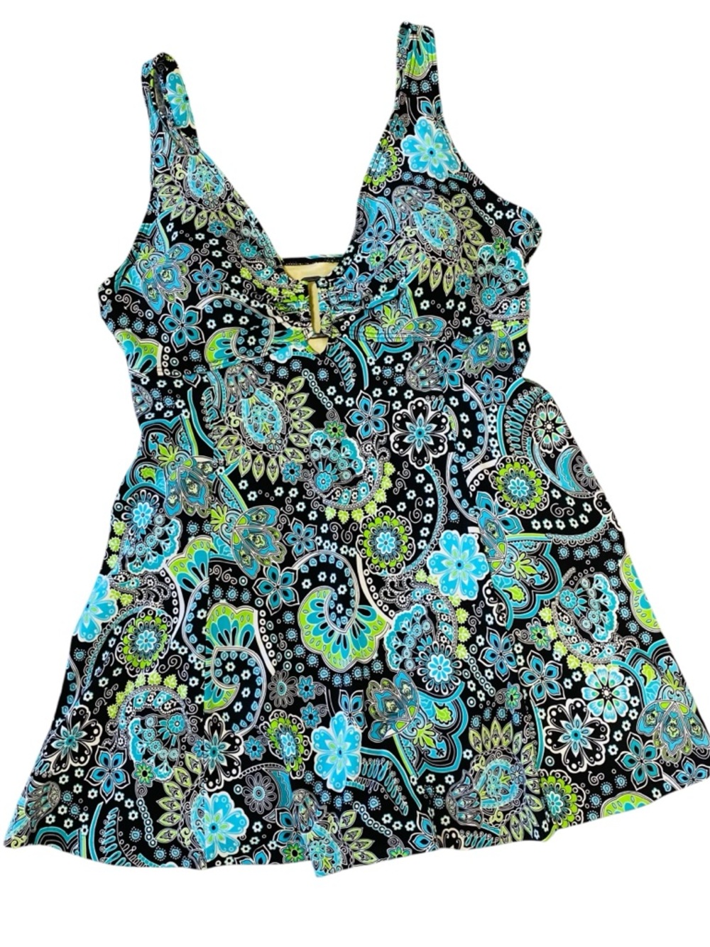 VINTAGE IT FIGURES Paisley Swim Dress